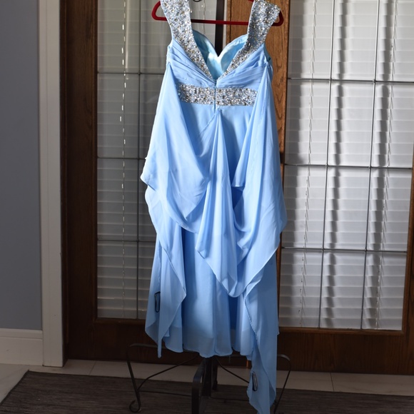 Blue Flowy Dress - Picture 2 of 3